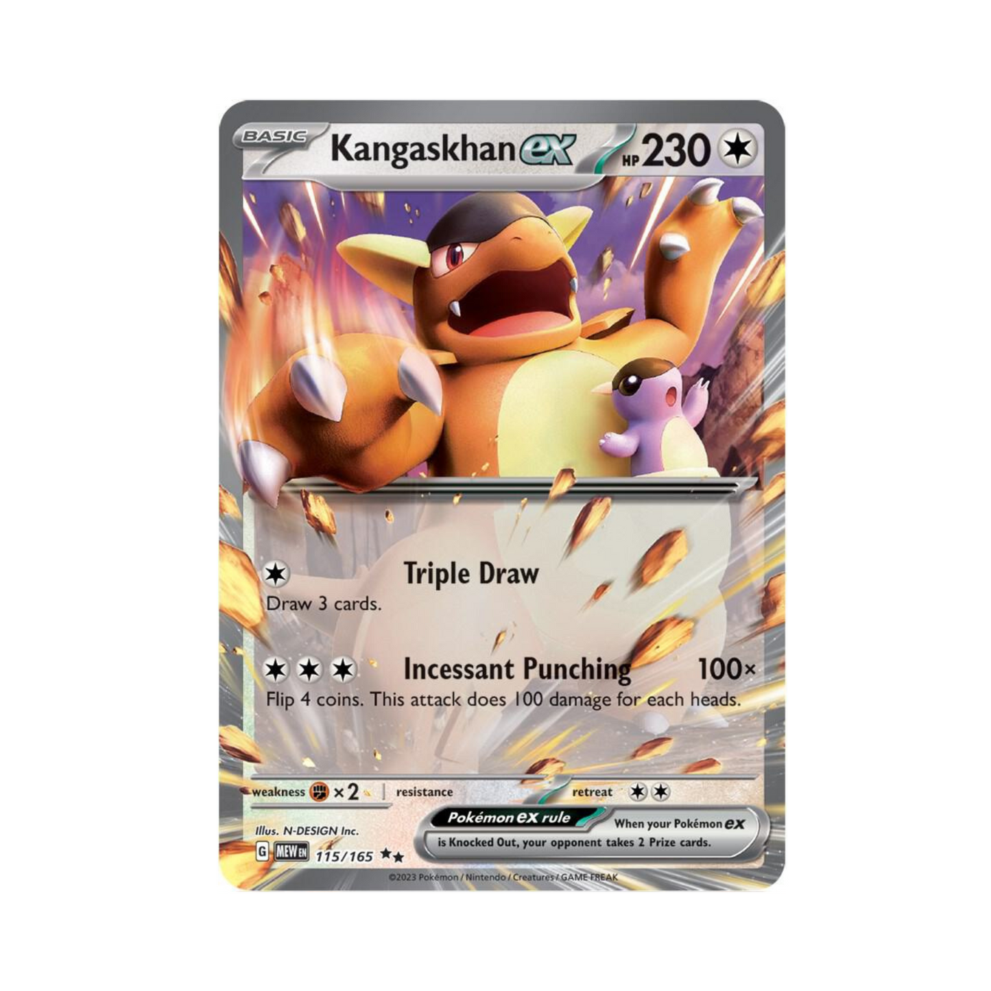 115 Kangaskhan ex - 151 (NM)