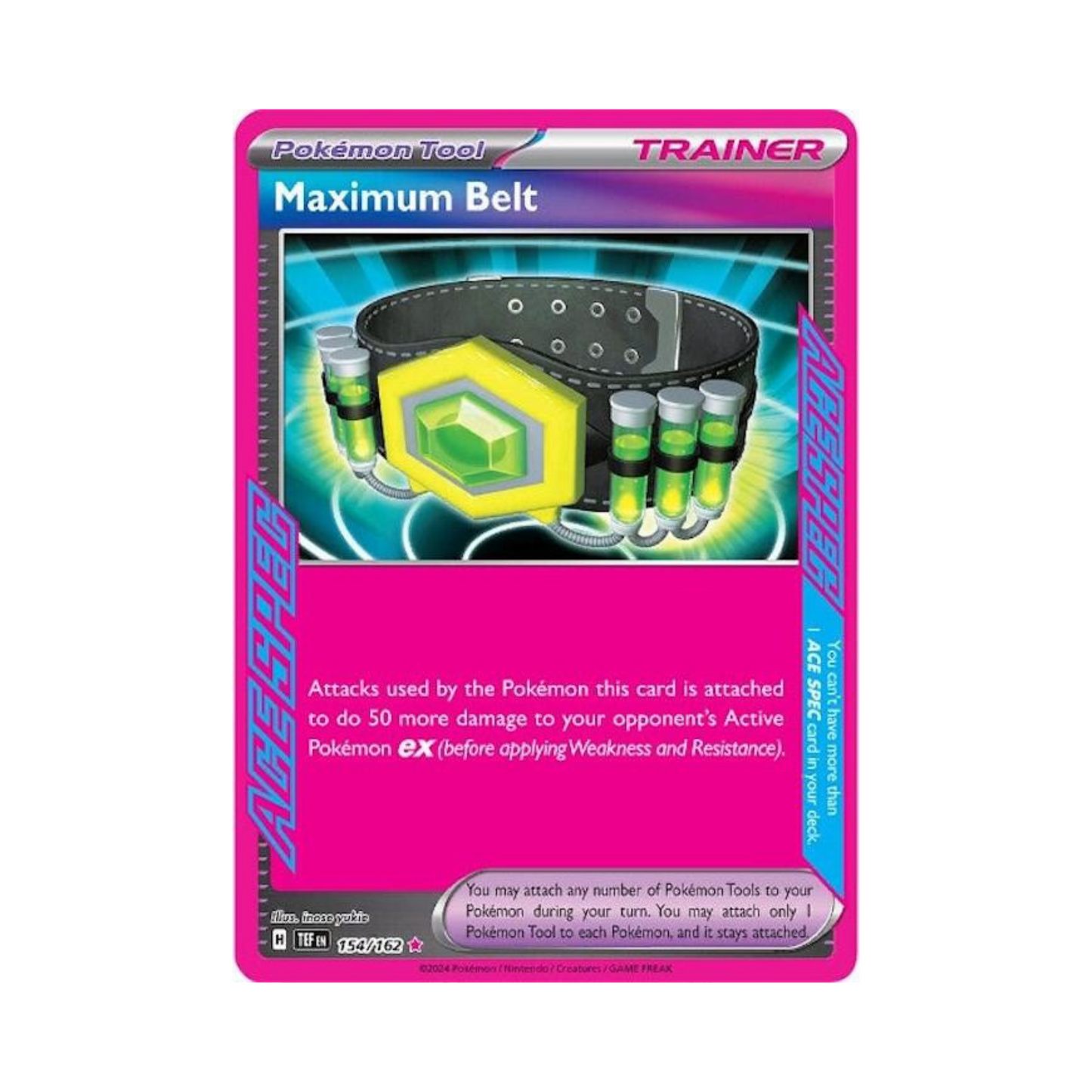 154 Maximum Belt - TEF (NM)