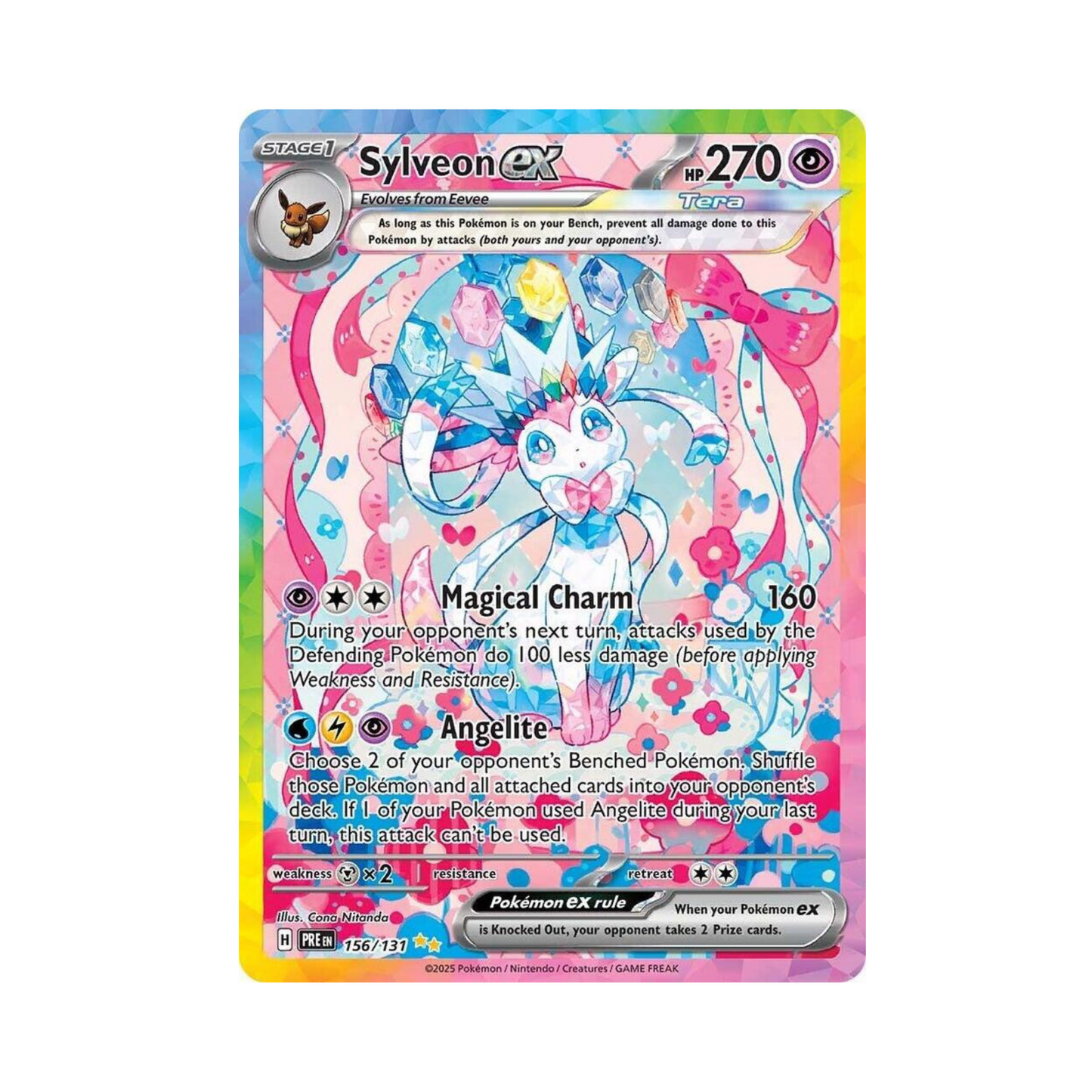 156 Sylveon ex - PRE (NM)