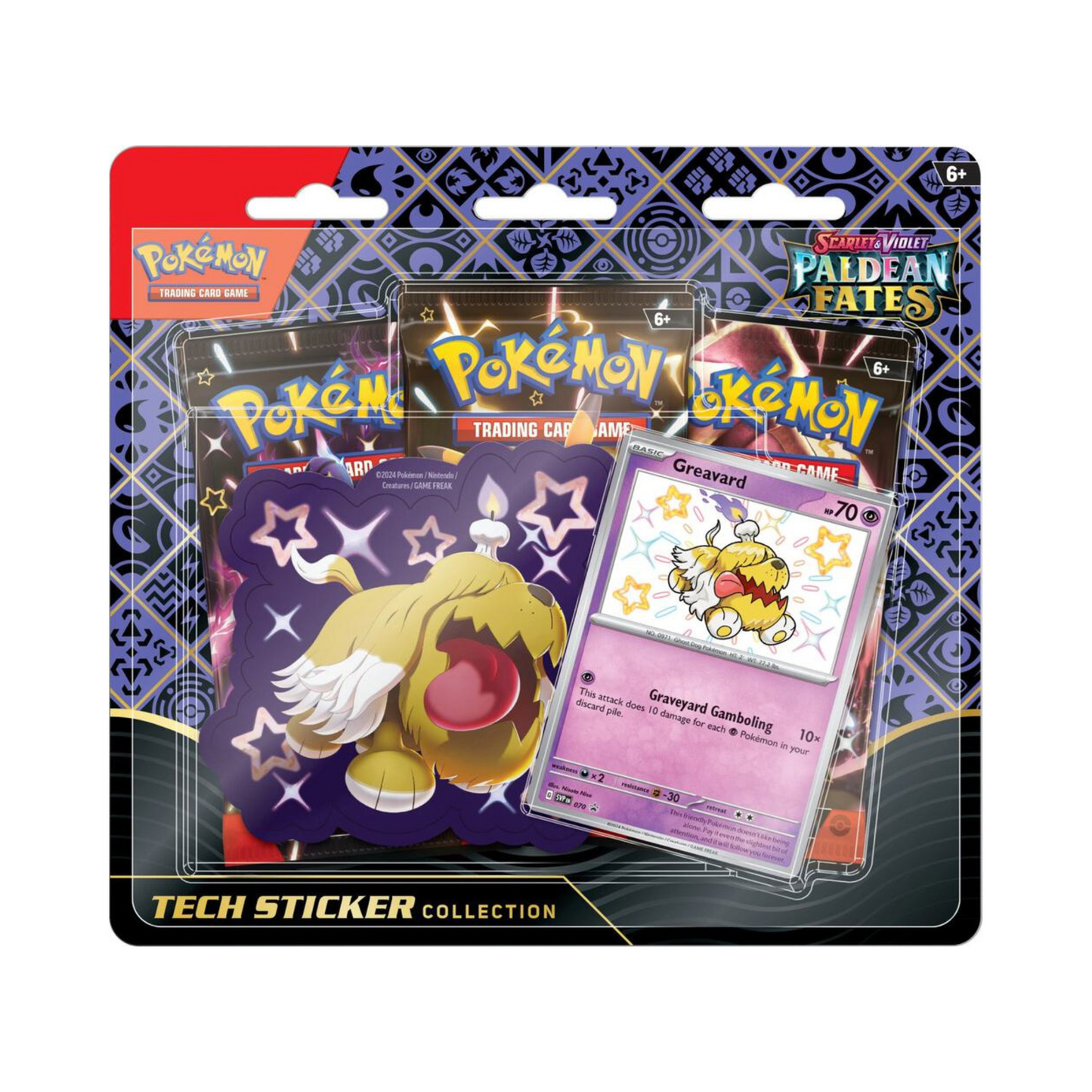 Pokemon Paldean Fates Tech Sticker Collection