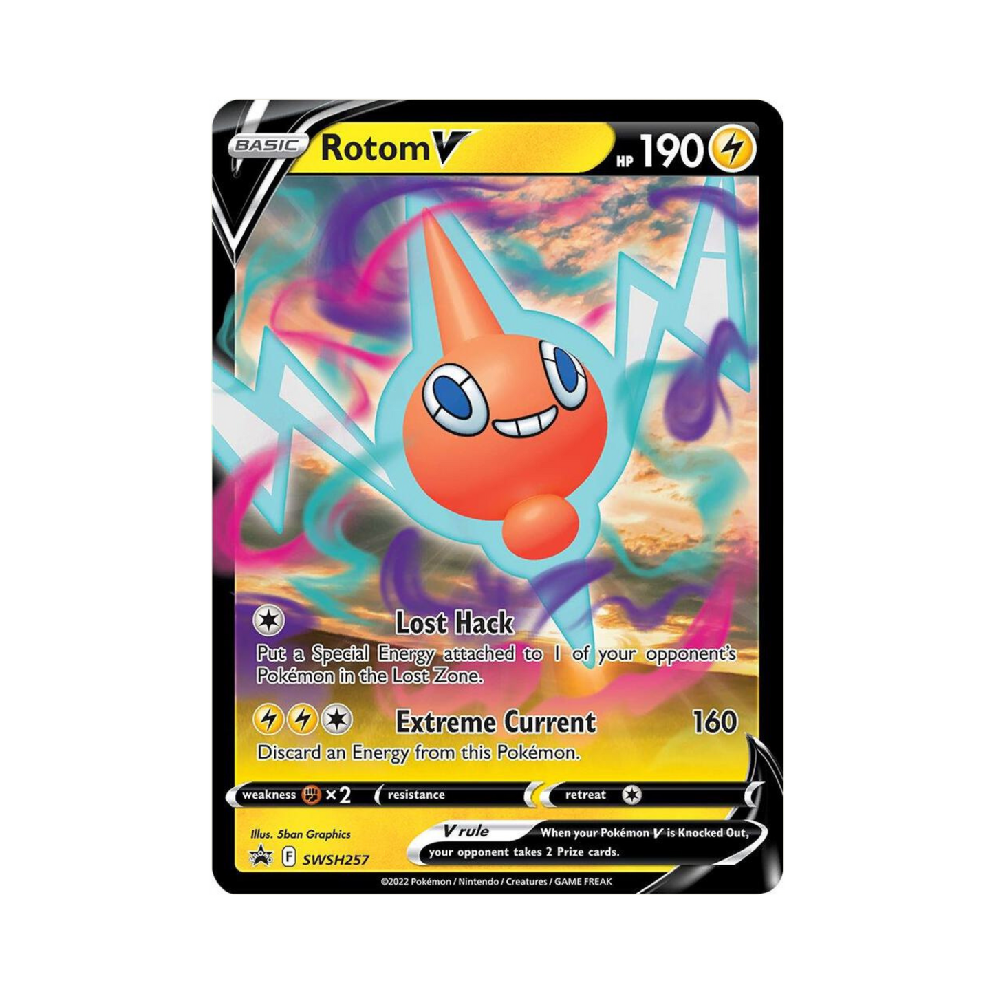 SWSH257 Rotom V - CZ (LP)