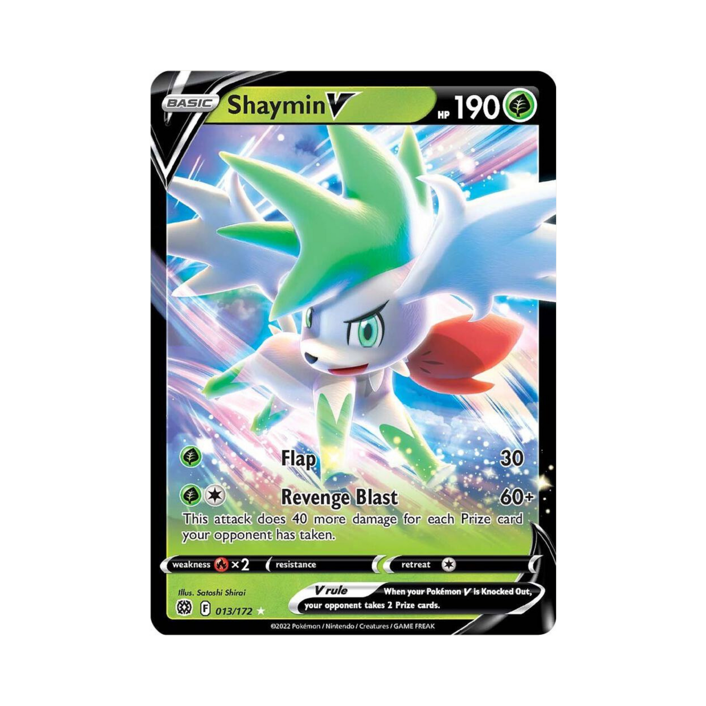 13 Shaymin V - SWSH09 (NM)
