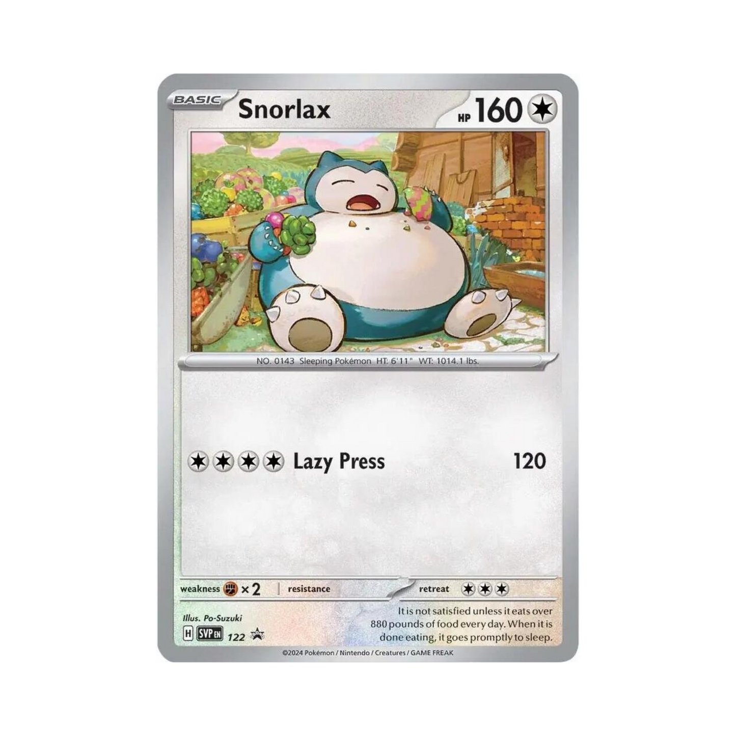 122 Snorlax - SVP (LP)