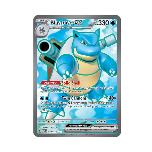 184 Blastoise ex - 151 (NM)