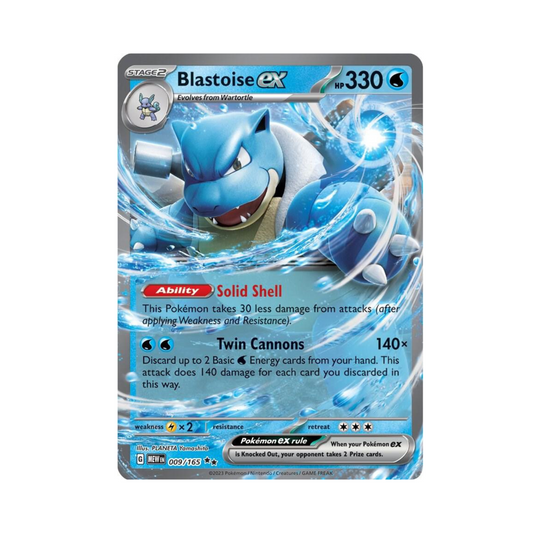 9 Blastoise ex - 151 (NM)