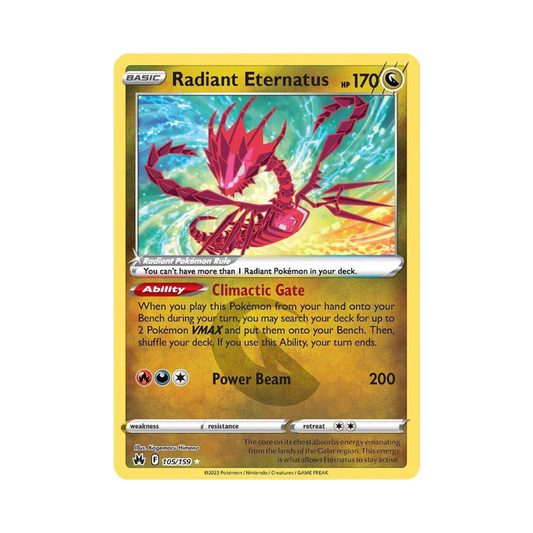 105 Radiant Eternatus - CZ (NM)