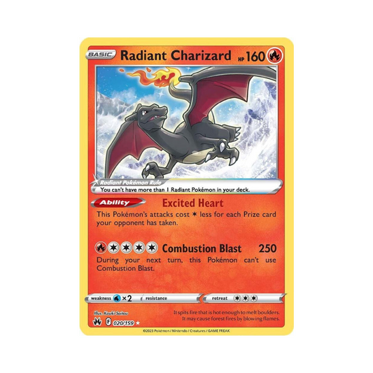 20 Radiant Charizard - CZ (NM)