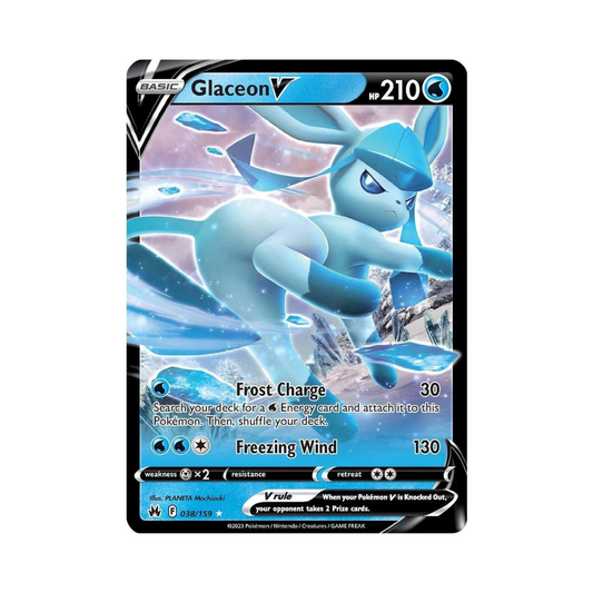 38 Glaceon V - CZ (NM)