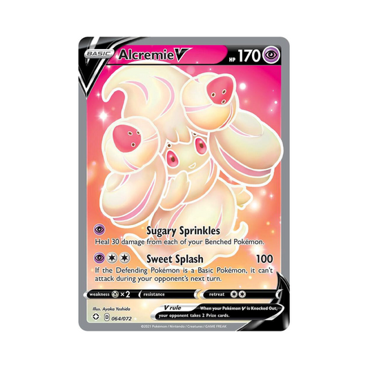 64 Full Art Alcremie V - SHF (NM)