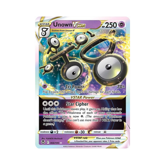 66 Unown VSTAR - SWSH12 (NM)