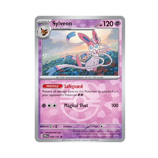 40 Sylveon Master Ball Holo - PRE (NM)