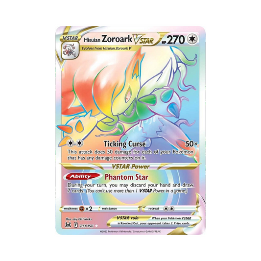 203 Hisuian Zoroark VSTAR - SWSH11 (D)