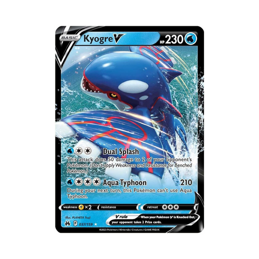 37 Kyogre V - CZ (HP)