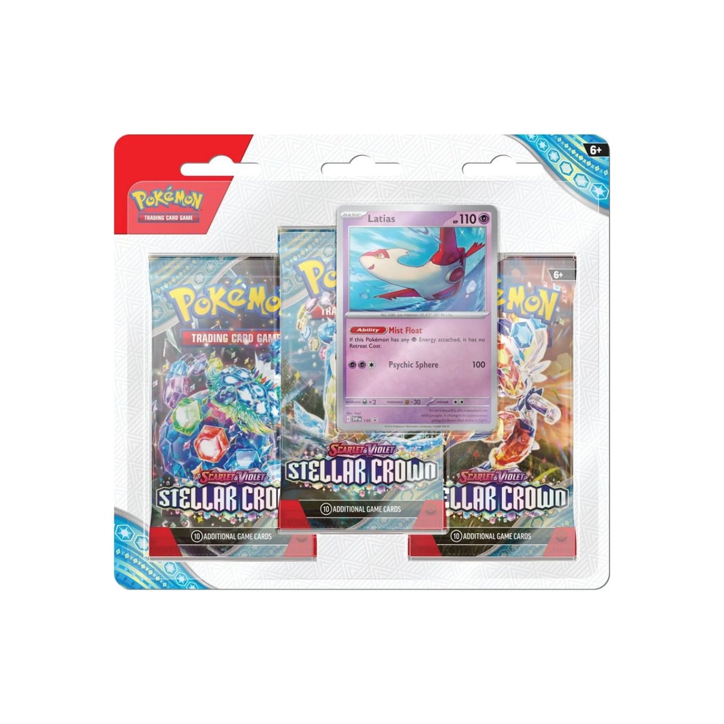 Pokemon Stellar Crown 3 Blister