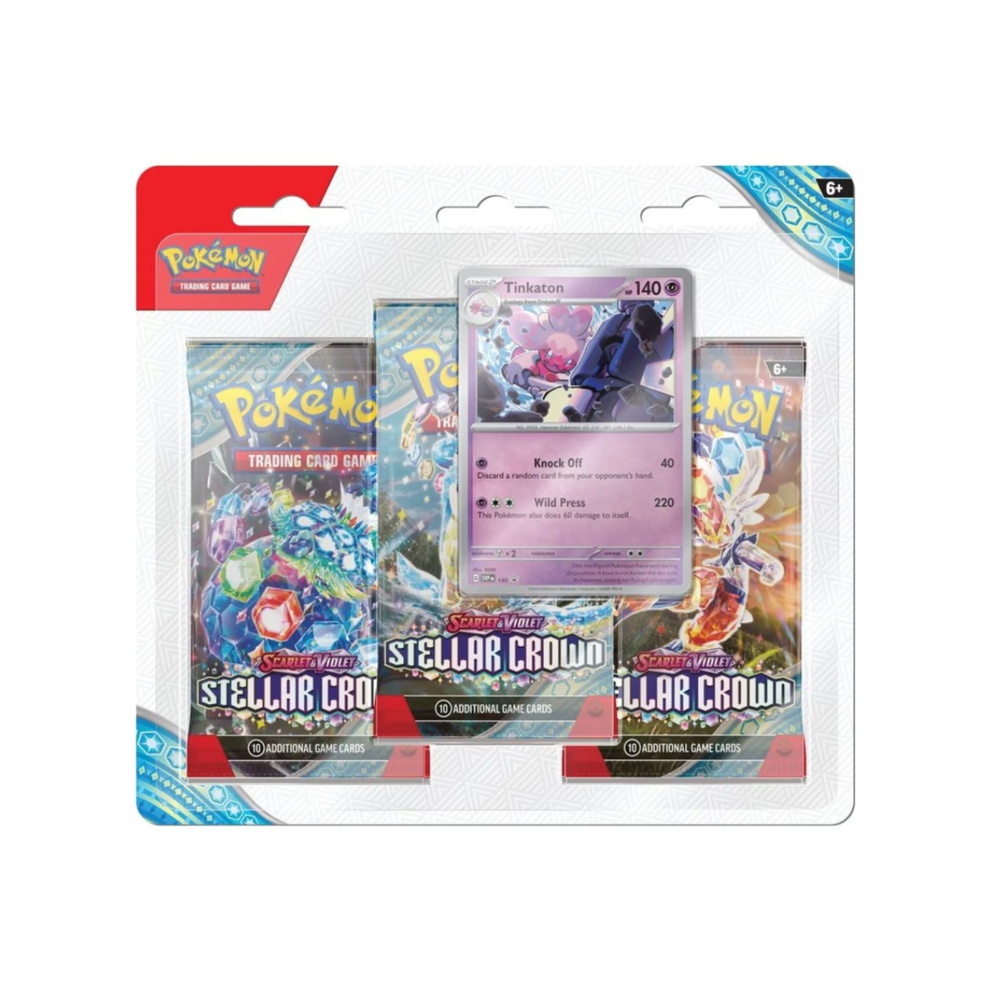 Pokemon Stellar Crown 3 Blister