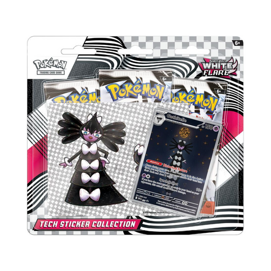 Pokemon White Flare Tech Sticker Collection